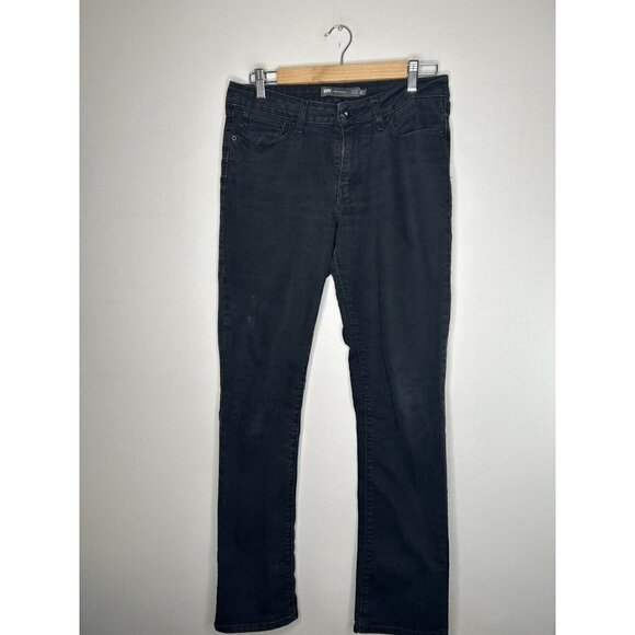 Levi's Women's Bold Curve Black Denim Mid Rise Straight Jeans Size 10/30 - Picture 1 of 10